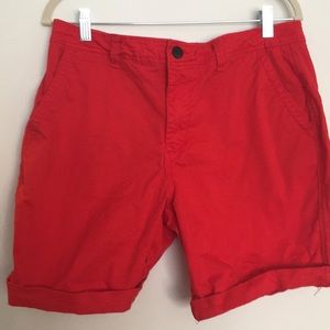 Bright Red Men's Chino Shorts